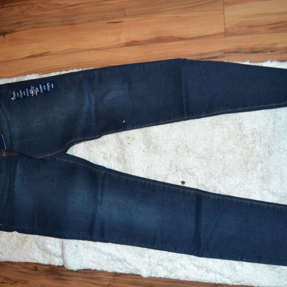 Chaps Jeans NWT - size 8 button fly  High Rise Skinny